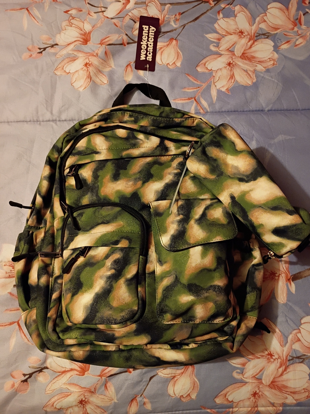 Weekend Academy Green Camo Men's Backpack